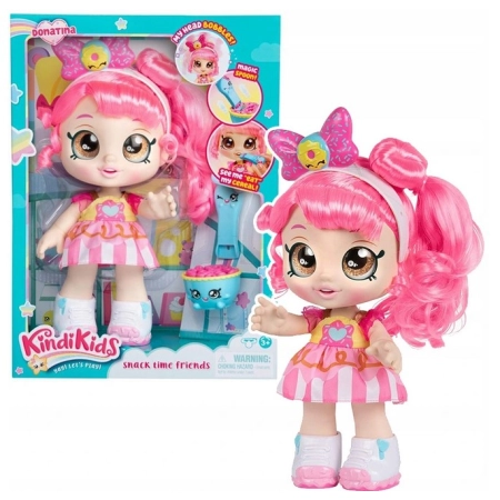 Kindi Kids Donatina Lalka + Akcesoria TM TOYS
